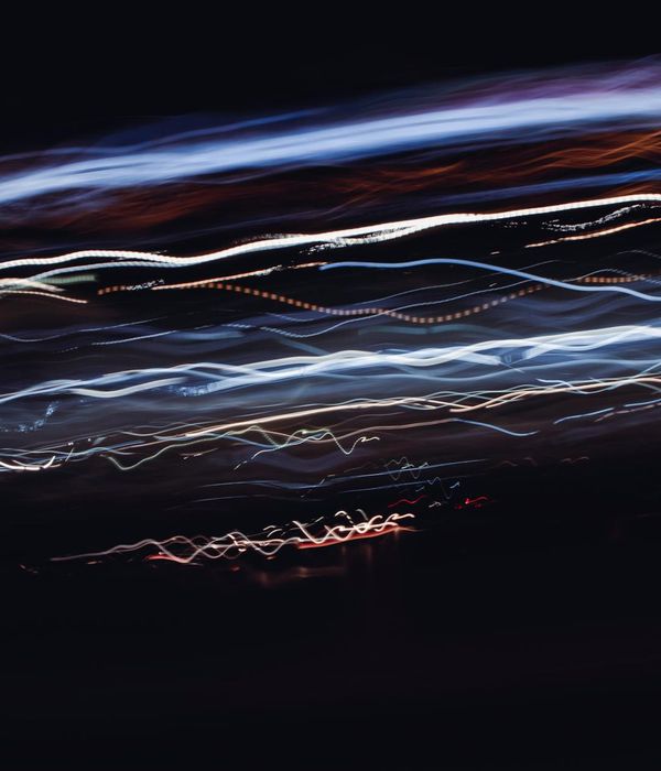 Abstract energy lines representing morning movement and vitality